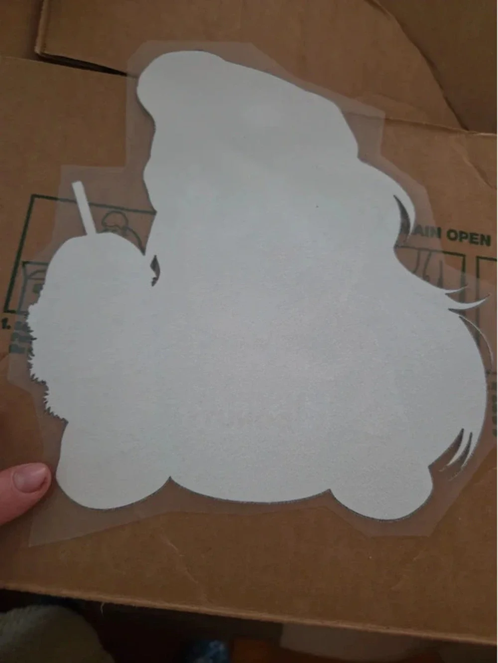 grinch girl iron patch